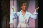 George Hearn in a bathrobe in a scene from the Broadway musical "La Cage Aux Folles." (New York)