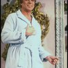 George Hearn in a bathrobe in a scene from the Broadway musical "La Cage Aux Folles." (New York)