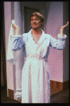 George Hearn in a bathrobe in a scene from the Broadway musical "La Cage Aux Folles." (New York)