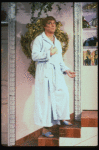George Hearn in a bathrobe in a scene from the Broadway musical "La Cage Aux Folles." (New York)
