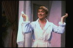 George Hearn in a bathrobe in a scene from the Broadway musical "La Cage Aux Folles." (New York)