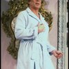 George Hearn in a bathrobe in a scene from the Broadway musical "La Cage Aux Folles." (New York)