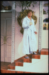 George Hearn in a bathrobe in a scene from the Broadway musical "La Cage Aux Folles." (New York)