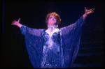 George Hearn in a royal blue gown in a scene from the Broadway musical "La Cage Aux Folles." (New York)