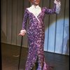 George Hearn in a purple gown in a scene from the Broadway musical "La Cage Aux Folles." (New York)