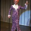 George Hearn in a purple gown in a scene from the Broadway musical "La Cage Aux Folles." (New York)