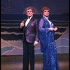 L-R) Gene Barry and George Hearn (in drag) in a scene from the Broadway musical "La Cage Aux Folles." (New York)