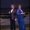 L-R) Gene Barry and George Hearn (in drag) in a scene from the Broadway musical "La Cage Aux Folles." (New York)