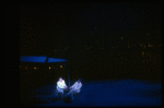 L-R) Gene Barry and George Hearn in a scene from the Broadway musical "La Cage Aux Folles." (New York)