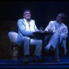 L-R) Gene Barry and George Hearn in a scene from the Broadway musical "La Cage Aux Folles." (New York)