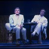 L-R) Gene Barry and George Hearn in a scene from the Broadway musical "La Cage Aux Folles." (New York)