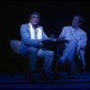 L-R) Gene Barry and George Hearn in a scene from the Broadway musical "La Cage Aux Folles." (New York)