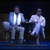 L-R) Gene Barry and George Hearn in a scene from the Broadway musical "La Cage Aux Folles." (New York)