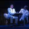 L-R) Gene Barry and George Hearn in a scene from the Broadway musical "La Cage Aux Folles." (New York)