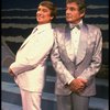 R-L) Gene Barry and George Hearn in a scene from the Broadway musical "La Cage Aux Folles." (New York)