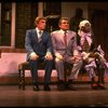 R-L) William Thomas, Jr., Gene Barry and George Hearn in a scene from the Broadway musical "La Cage Aux Folles." (New York)