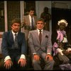 R-L) William Thomas, Jr., Gene Barry, John Weiner and George Hearn in a scene from the Broadway musical "La Cage Aux Folles." (New York)