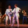 R-L) George Hearn and Gene Barry in a scene from the Broadway musical "La Cage Aux Folles." (New York)