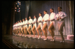 Dancers in drag in a scene from the Broadway musical "La Cage Aux Folles." (New York)
