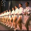 Dancers in drag in a scene from the Broadway musical "La Cage Aux Folles." (New York)