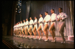 Dancers in drag in a scene from the Broadway musical "La Cage Aux Folles." (New York)