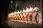 Dancers in drag in a scene from the Broadway musical "La Cage Aux Folles." (New York)