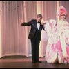 L-R) Gene Barry and George Hearn (in drag) in a scene from the Broadway musical "La Cage Aux Folles." (New York)