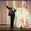 L-R) Gene Barry and George Hearn (in drag) in a scene from the Broadway musical "La Cage Aux Folles." (New York)