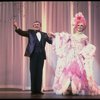 L-R) Gene Barry and George Hearn (in drag) in a scene from the Broadway musical "La Cage Aux Folles." (New York)