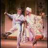 L-R) Gene Barry and George Hearn (in drag) in a scene from the Broadway musical "La Cage Aux Folles." (New York)