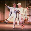 L-R) Gene Barry and George Hearn (in drag) in a scene from the Broadway musical "La Cage Aux Folles." (New York)