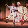 L-R) Gene Barry and George Hearn (in drag) in a scene from the Broadway musical "La Cage Aux Folles." (New York)