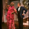 L-R) Gene Barry and William Thomas, Jr. (in drag) in a scene from the Broadway musical "La Cage Aux Folles." (New York)