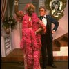 L-R) Gene Barry and William Thomas, Jr. (in drag) in a scene from the Broadway musical "La Cage Aux Folles." (New York)