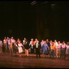 Cast taking a curtain call from the Broadway musical "La Cage Aux Folles." (New York)