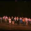 Cast taking a curtain call from the Broadway musical "La Cage Aux Folles." (New York)