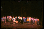 Cast taking a curtain call from the Broadway musical "La Cage Aux Folles." (New York)
