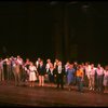 Cast taking a curtain call from the Broadway musical "La Cage Aux Folles." (New York)
