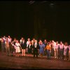 Cast taking a curtain call from the Broadway musical "La Cage Aux Folles." (New York)