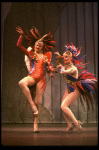 Dancers in drag in a scene from the Broadway musical "La Cage Aux Folles." (New York)