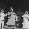 Donald O'Connor (L) in a scene from the Broadway revival of the musical "Showboat" (New York)