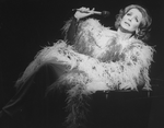 Millicent Martin in a scene from the Broadway production of the musical revue "Side By Side By Sondheim"