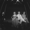 (L-R) Ned Sherrin, Millicent Martin, David Kernan and Julia McKenzie in a scene from the Broadway production of the musical revue "Side By Side By Sondheim"