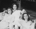 (L-R) Madeleine Kahn, Jane Alexander and Frances McDormand in a scene from the Broadway production of the play "The Sisters Rosensweig" (New York)