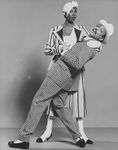 Gregory Hines and Judith Jamison in a scene from the Broadway production of the musical "Sophisticated Ladies" (New York)