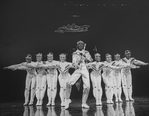 Gregg Burge (C) in a scene from the Broadway production of the musical "Sophisticated Ladies" (New York)