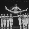 Gregg Burge (C) in a scene from the Broadway production of the musical "Sophisticated Ladies" (New York)