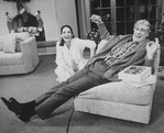 Richard Mulligan and Suzanne Pleshette in a scene from the Broadway production of the play "Special Occasions"