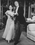 Richard Mulligan and Suzanne Pleshette in a scene from the Broadway production of the play "Special Occasions"