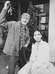 Richard Mulligan and Suzanne Pleshette in a scene from the Broadway production of the play "Special Occasions"